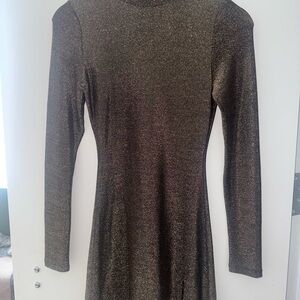 Fun Disco Metallic Dress Reformation